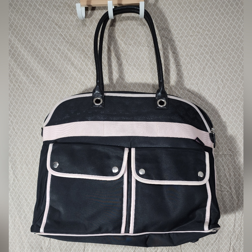 Mary Kay Vintage Women's Large Tote Black w/ Pink Detailing